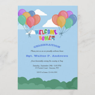 Welcome Zuhause Party Einladung