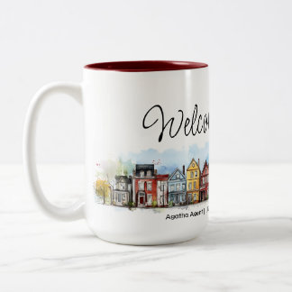 Welcome Zuhause Real Anwesen Closing-Geschenk Zweifarbige Tasse