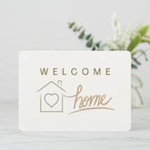 Welcome Zuhause Real Anwesen Minimalistisch Custom