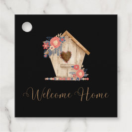 Welcome Zuhause Realtor Personalisiert in Schwarz Geschenkanhänger