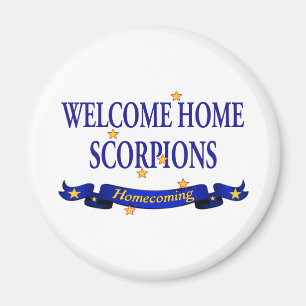Welcome Zuhause Scorpions Magnet
