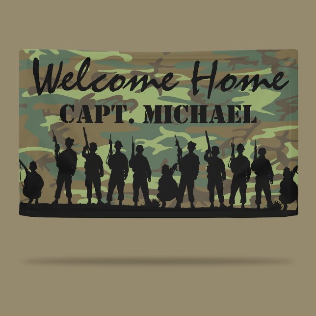 Welcome Zuhause Soldier | Militärische Schikane Banner (Von Creator hochgeladen)
