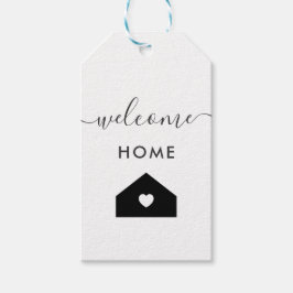 Welcome Zuhause Tag, Realtor Client Gift Tag, Kraf Geschenkanhänger