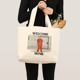Welcome Zuhause Tote Bag Jumbo Stoffbeutel