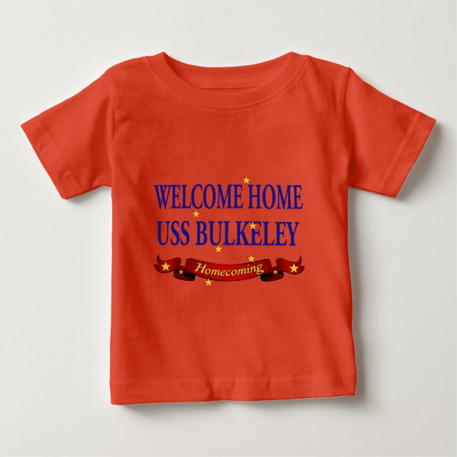 Welcome Zuhause USS Bulkeley Baby T-shirt (Vorderseite)