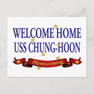 Welcome Zuhause USS Chung-Hoon Postkarte
