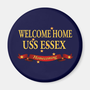 Welcome Zuhause USS Essex Magnet