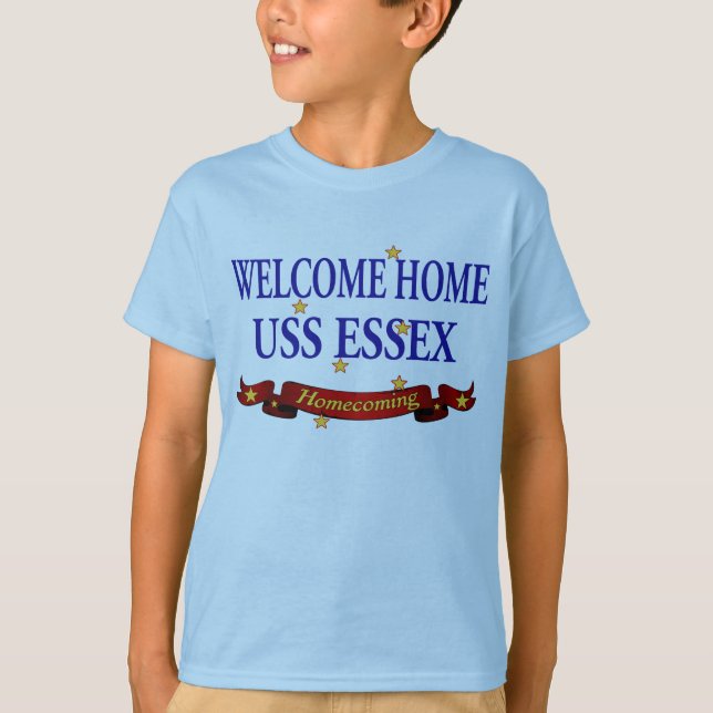 Welcome Zuhause USS Essex T-Shirt (Vorderseite)