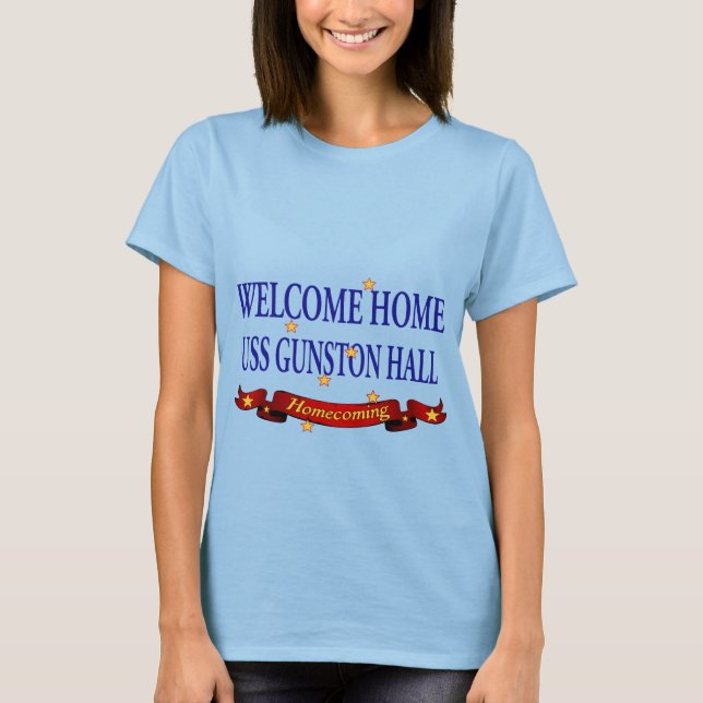 Welcome Zuhause USS Gunston Hall T-Shirt (Vorderseite)