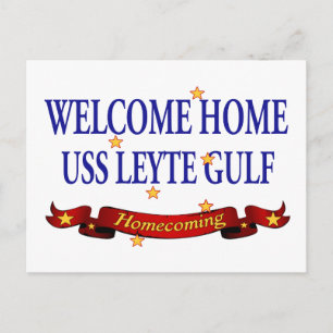 Welcome Zuhause USS Leyte Gulf Postkarte