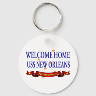Welcome Zuhause USS New Orleans Schlüsselanhänger