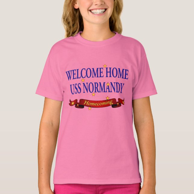 Welcome Zuhause USS Normandy T-Shirt (Vorderseite)