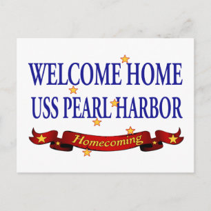 Welcome Zuhause USS Pearl Harbor Postkarte