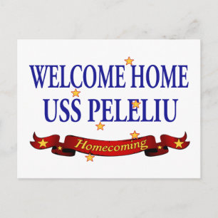 Welcome Zuhause USS Peleliu Postkarte
