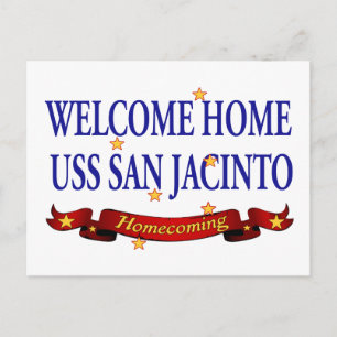Welcome Zuhause USS San Jacinto Postkarte