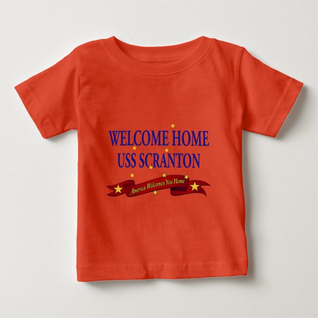 Welcome Zuhause USS Scranton Baby T-shirt (Vorderseite)
