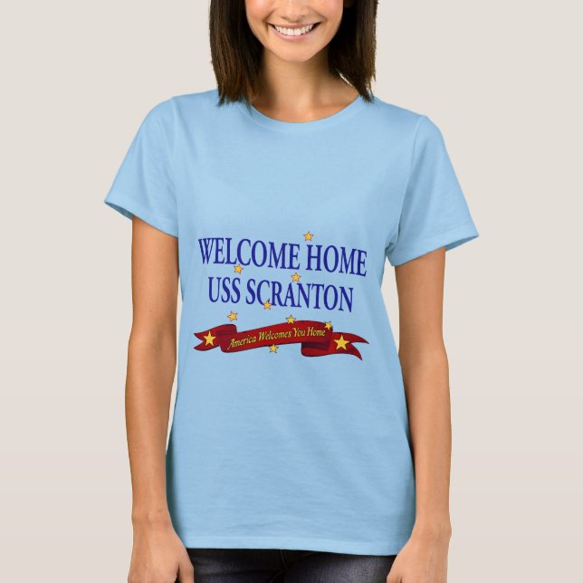 Welcome Zuhause USS Scranton T-Shirt (Vorderseite)
