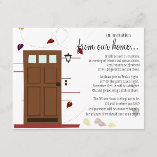 WElcoming door Einladung