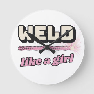 Weld Like a Girl — Wanduhr | Trade Tested
