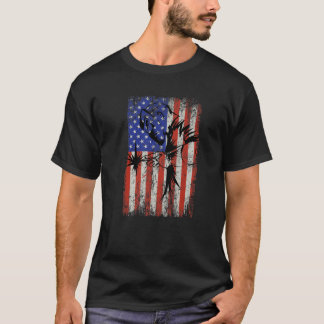 Welder American Flag USA Patriotic Welder Welding T-Shirt