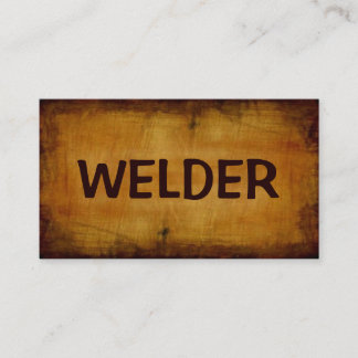 Welder Antiquitätenkarte Visitenkarte