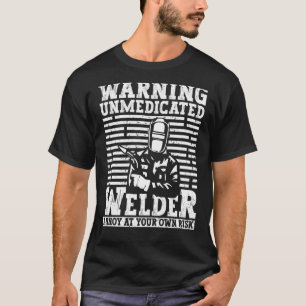 Welder Apparel Welding Blacksmith Metal Worker for T-Shirt