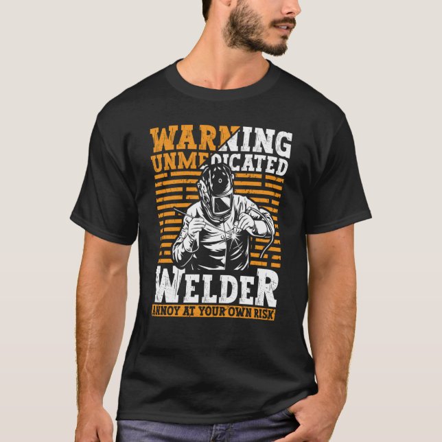Welder Apparel Welding Blacksmith Metal Worker for T-Shirt (Vorderseite)