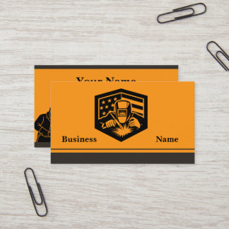 Welder Business Card Visitenkarte