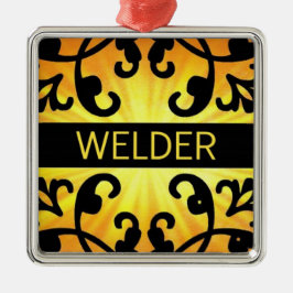 Welder Damask Weihnachtsschmuck