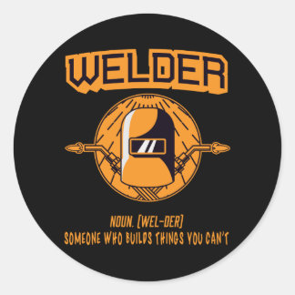 Welder Definition Funny Sticker