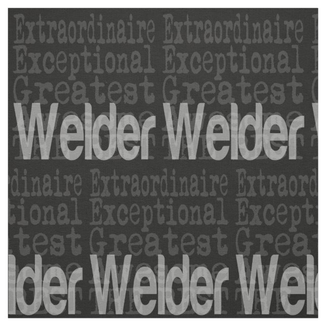 Welder Extraordinaire Stoff (Muster)