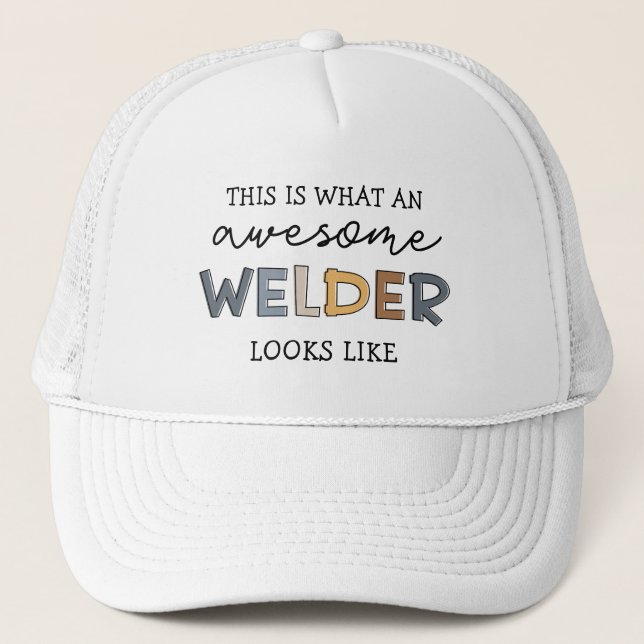 Welder Funny Phantastisch Welder Geschenke Truckerkappe (Vorderseite)