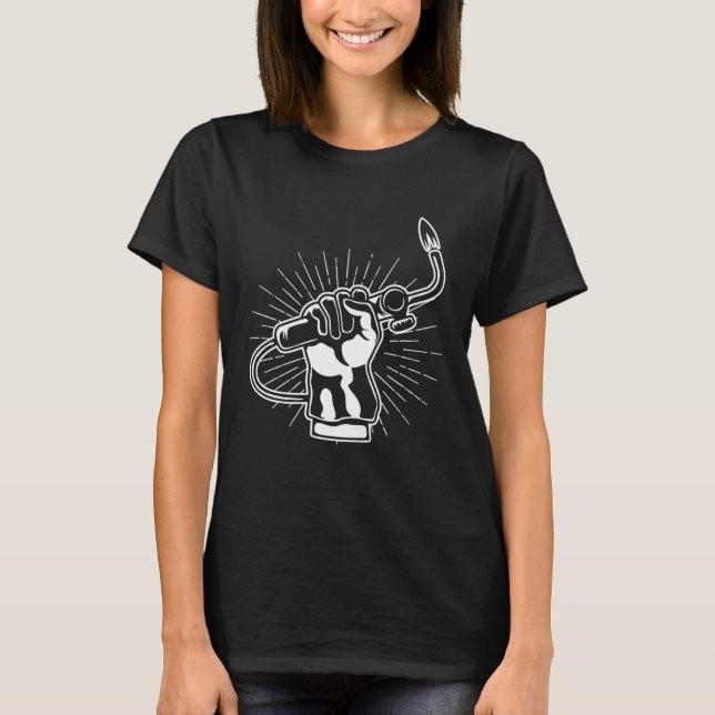 Welder Hand Ironworker Blacksmith Schweißarbeit T-Shirt (Vorderseite)