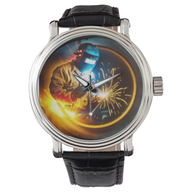 Welder Man Watch Armbanduhr (Vorderseite)