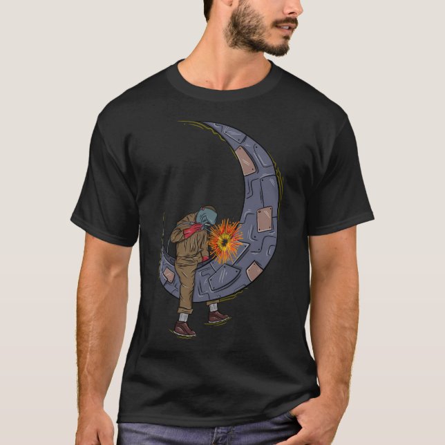 Welder Metal Moon T-Shirt (Vorderseite)
