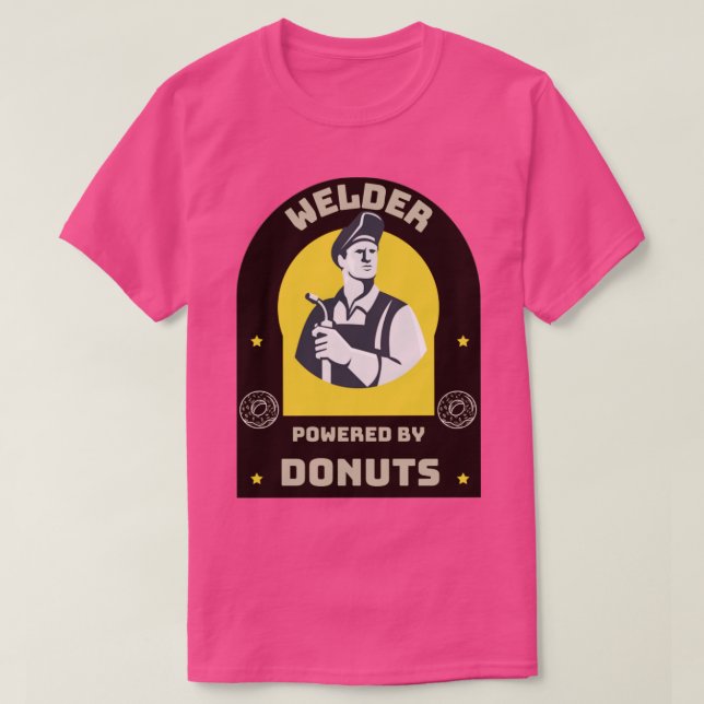 Welder mit Donuts1 T-Shirt (Design vorne)