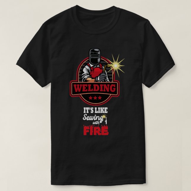 Welder Profession Welder Gift T-Shirt (Design vorne)