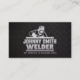 Welder Slogans Business Cards Visitenkarte