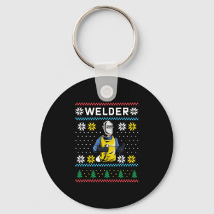 Welder Strick Ugly Christmas Sweater Geschenk Schlüsselanhänger