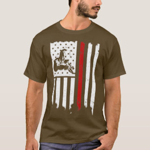 Welder Vintag Welder Welder American Flag Welding T-Shirt