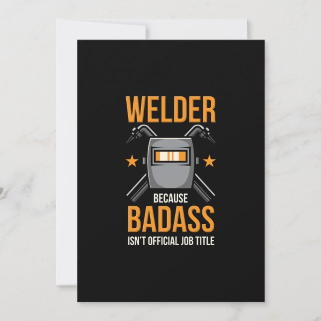 Welder, weil Badass nicht Offiziell ist Ankündigung (Vorderseite)