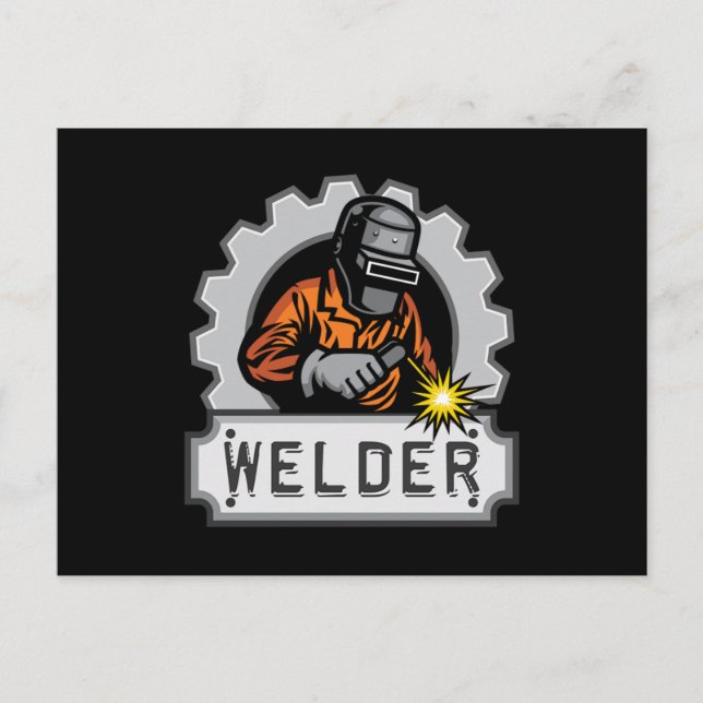 Welder Welding Metal Gift Welders Profession Gift Postkarte (Vorderseite)