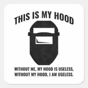 Welder Welding Weld Metal Ironworker Funny Quadratischer Aufkleber