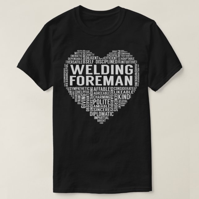 Welding Foreman Heart T-Shirt (Design vorne)