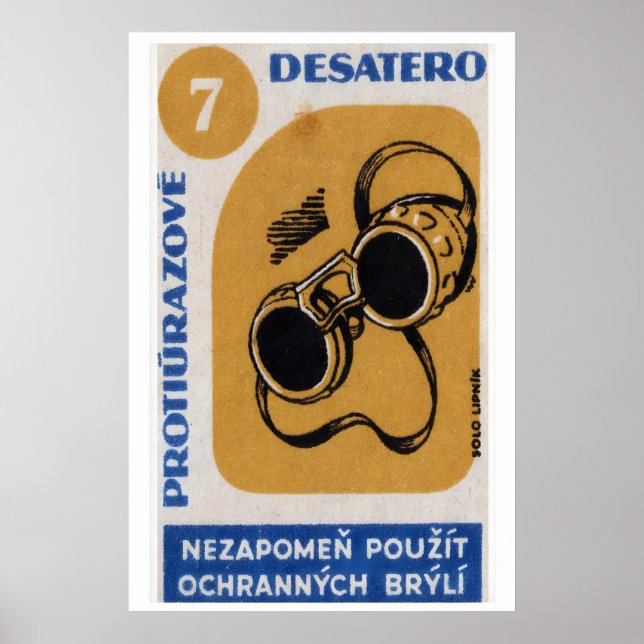 Welding Glasses - Matchbox Print - Aesthetic Wall Poster (Vorne)