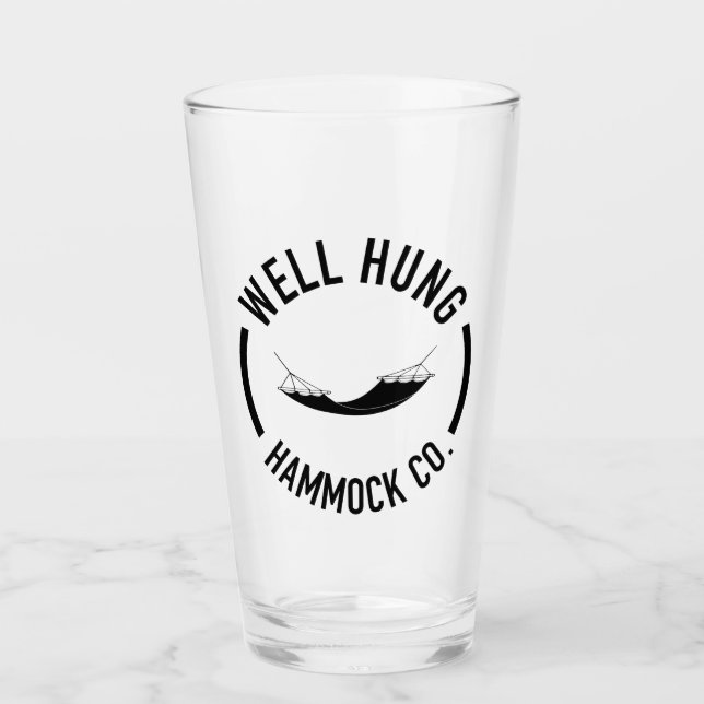 Well Hung Hammock Company Glas (Vorderseite)