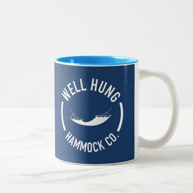 Well Hung Hammock Company Zweifarbige Tasse (Rechts)