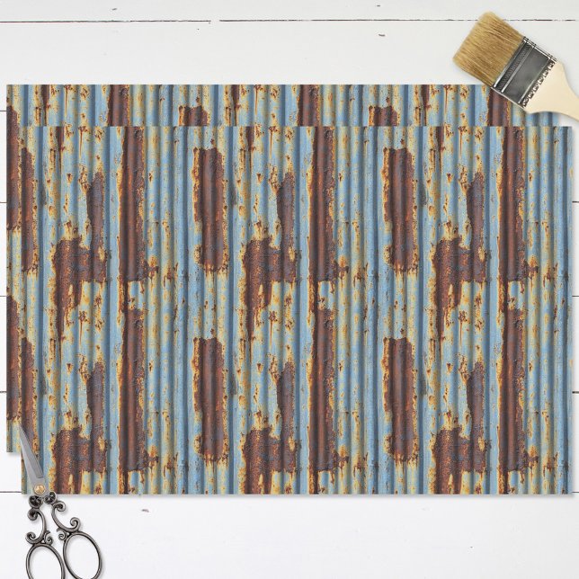 Wellblechdach aus glattem Muster Seidenpapier (Von Creator hochgeladen)