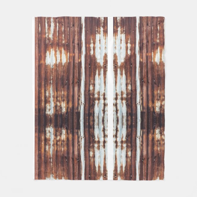 Wellbleche aus Blech Fleecedecke (Vorderseite)