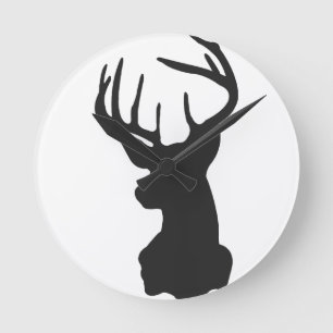 Wellcoda National Deer Hunt Stag Party Runde Wanduhr